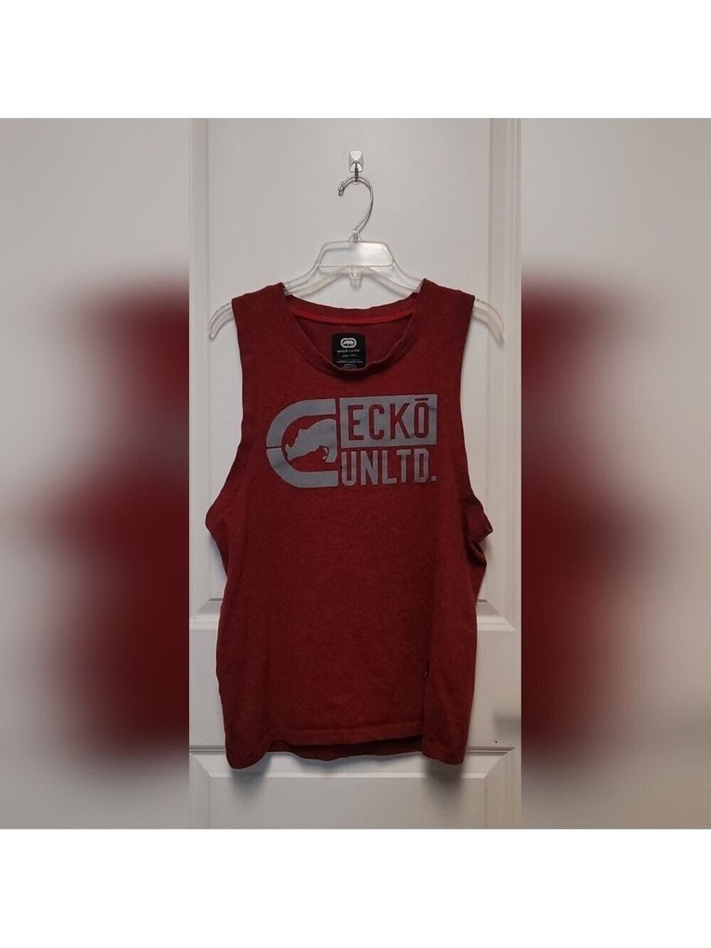Ecko Unltd Red Sleeveless Tank Top